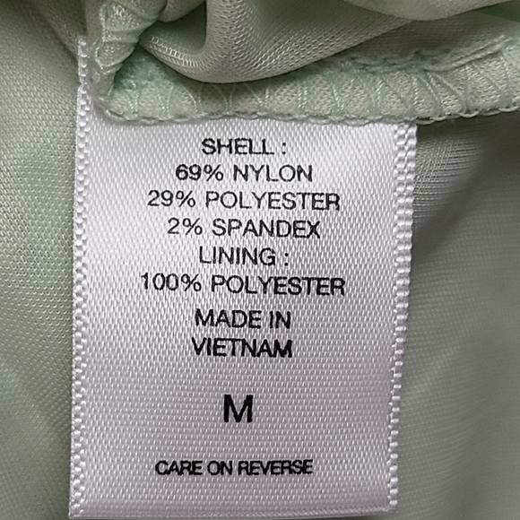 New York & Company Stretch  Women's (M) Mint Green Lace Sleeveless Sheath Dress - Picture 12 of 12